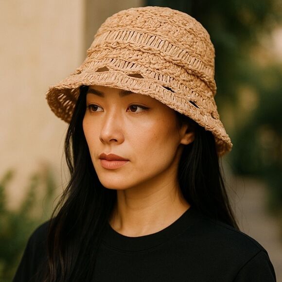 Zimmermann NWT Tan Woven Hat - Picture 1 of 8